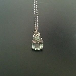 Green Quartz Pendant & Necklace